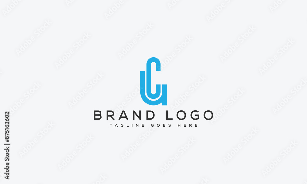 Obraz premium letter UC logo design vector template design for brand.