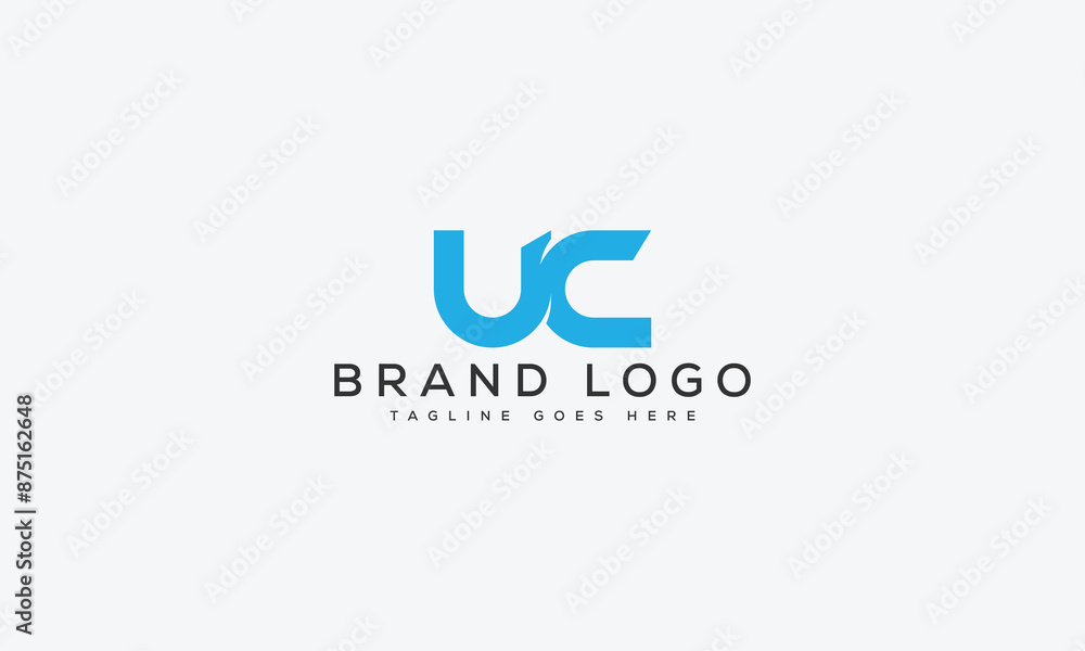 letter UC logo design vector template design for brand. letter UC logo design vector template design for brand.