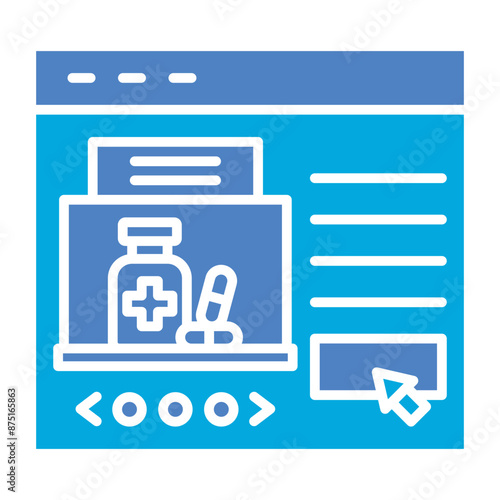 Online pharmacy Icon