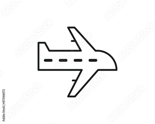 plane icon vector symbol design illustration