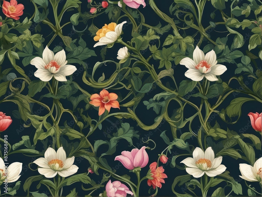 seamless floral pattern seamless floral pattern