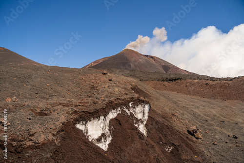 Obraz na płótnie Peaceful Scenic Mount Etna Panoramic w salonie