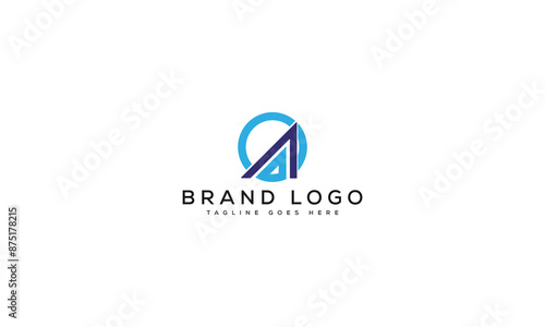 letter A logo design vector template design for brand.