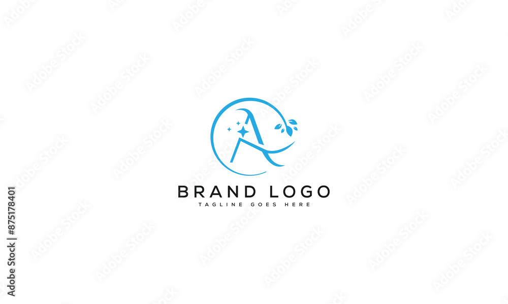 letter A logo design vector template design for brand. letter A logo design vector template design for brand.