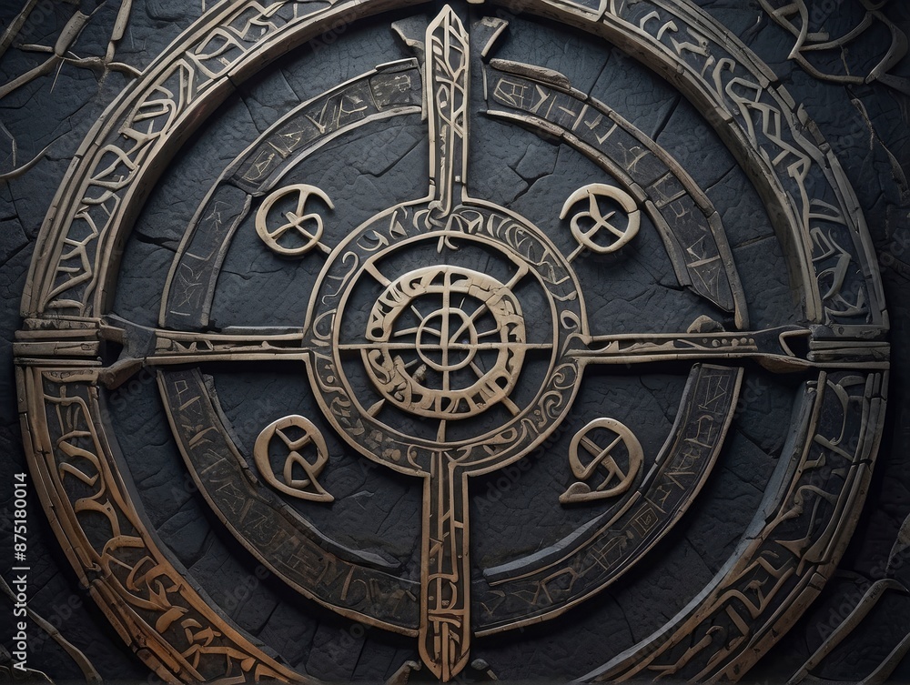 Naklejka premium astronomical clock