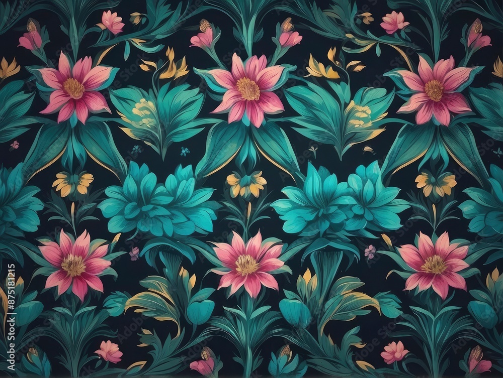 seamless floral pattern seamless floral pattern