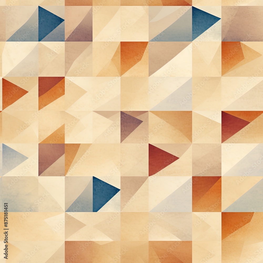 Isometric geometric style seamless pattern Isometric geometric style seamless pattern