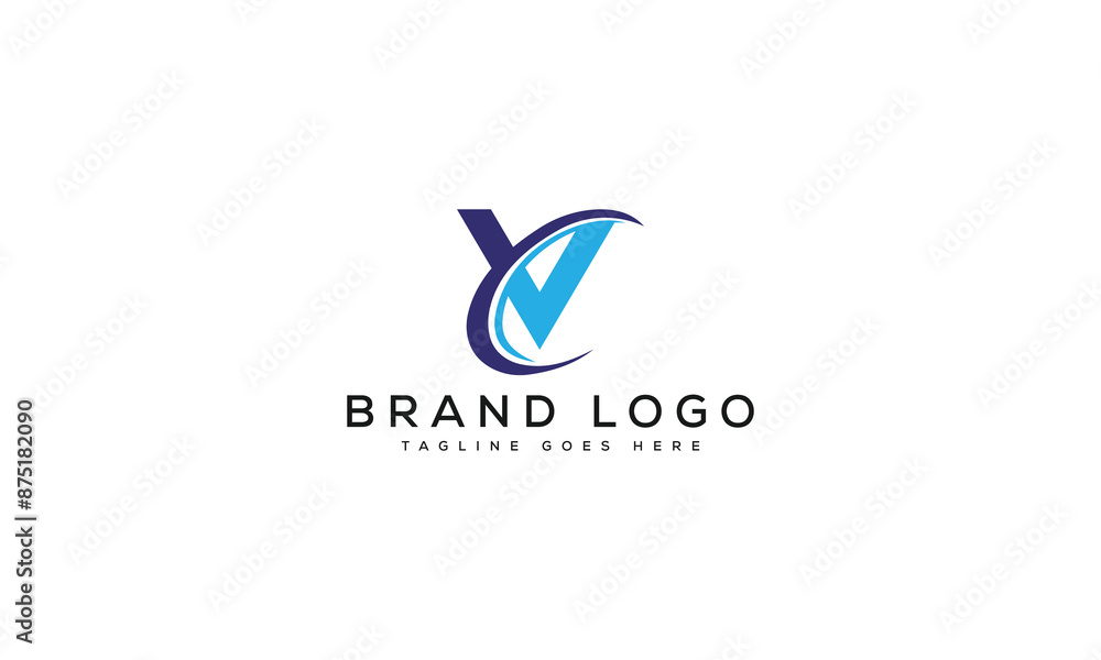 letter V logo design vector template design for brand. letter V logo design vector template design for brand.