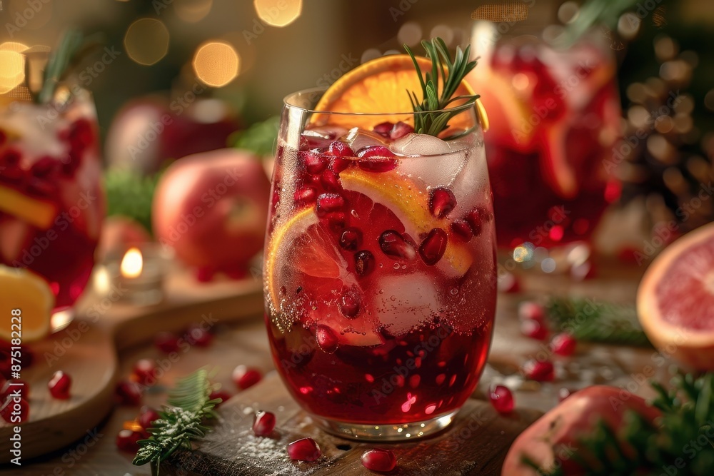 Christmas Pomegranate Cocktail Christmas Pomegranate Cocktail