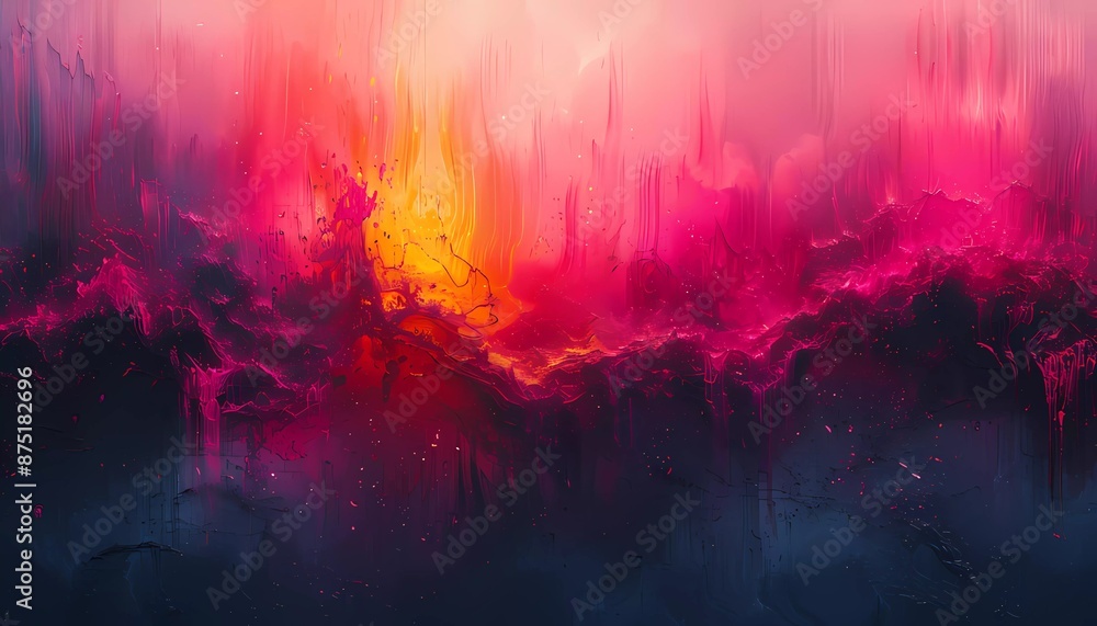 Obraz premium Abstract backgrounds inspired by digital art techniques such as pixelation, glitch art, digital painting