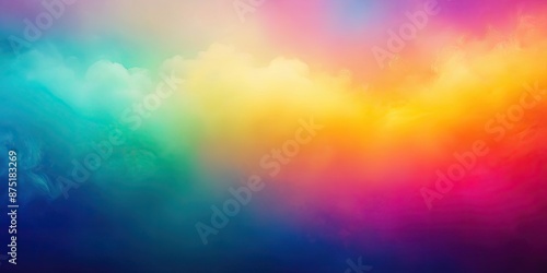 Foggy colorful gradient blurry background, ideal for abstract design projects, foggy, colorful, gradient, blurry, background