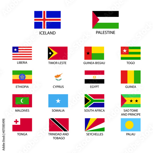 Free Download National flags of the world. World flag Set. - GFXLoad