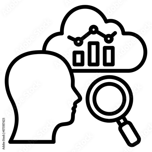 Analytical Reasoning  Icon Element For Design