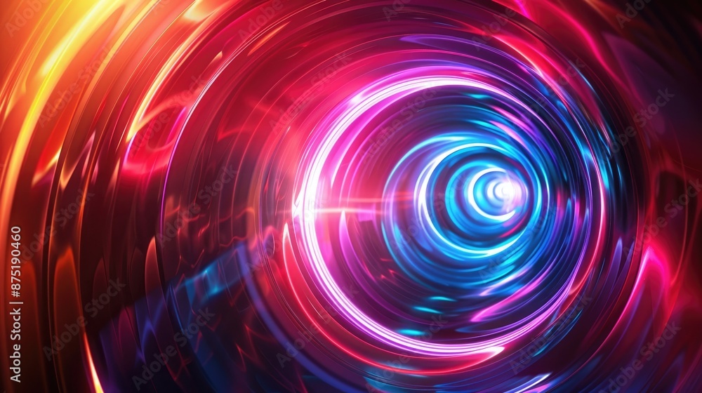 Obraz premium Contemporary abstract circular light backgrounds for graphic design and websites