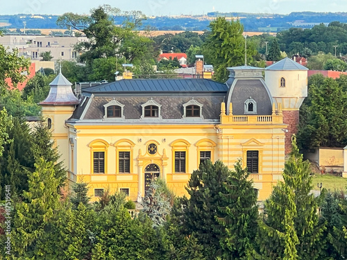 Photography Historical hotel in the city of Prague