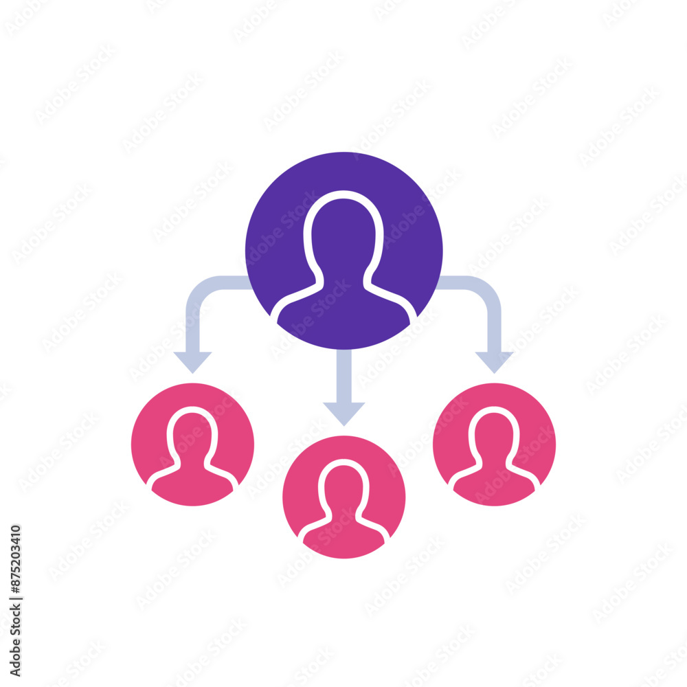 influence icon on white, influencer vector influence icon on white, influencer vector