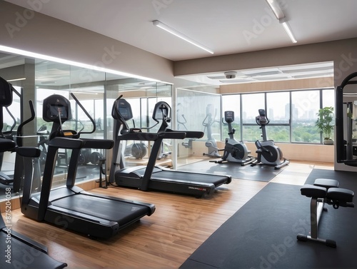 person working out in a gym