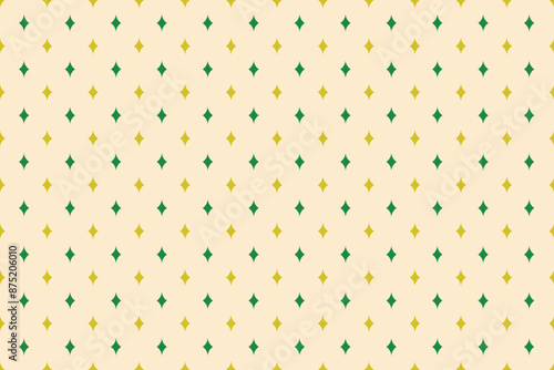 Green Crystal Seamless Pattern Texture Vector Wallpaper Design