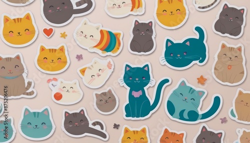 Cheerful Kitten Doodles
