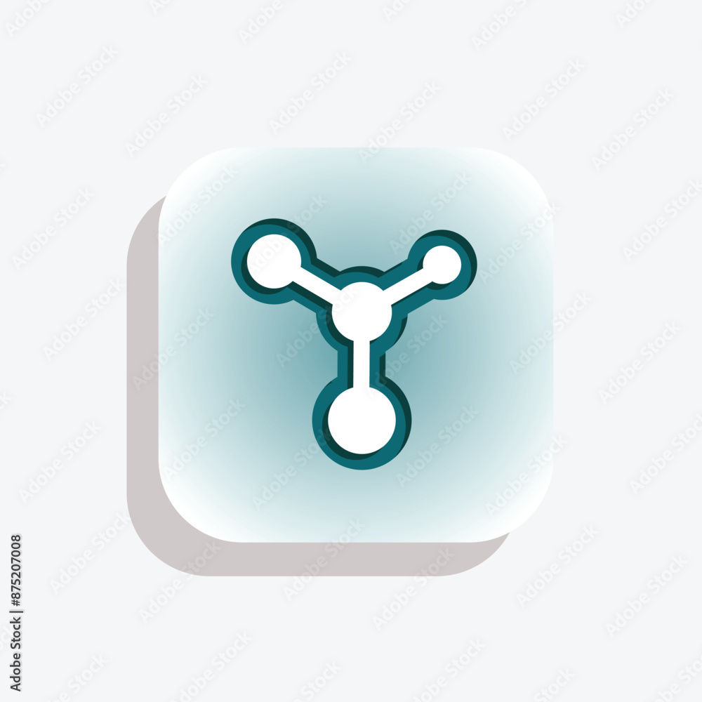 connected circles. Network Connectivity Icon, molecules, atoms. premium outline design style. Team Linkage Symbol. connection logo or icon template vector connected circles. Network Connectivity Icon, molecules, atoms. premium outline design style. Team Linkage Symbol. connection logo or icon template vector