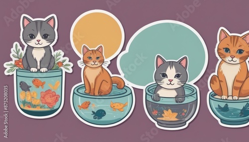 Adorable Cat Illustrations