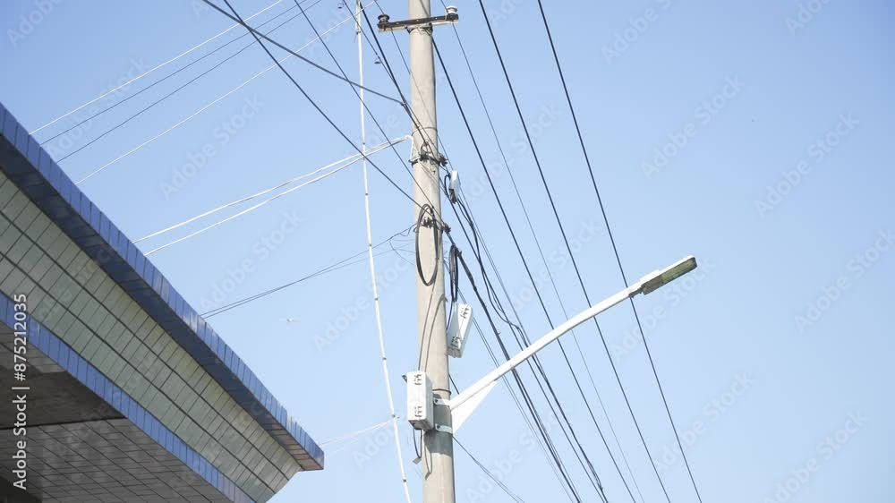 telegraph pole in country