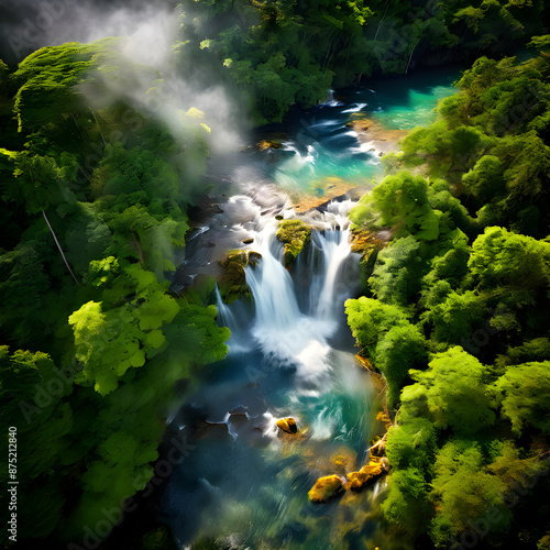 waterfall in the forest