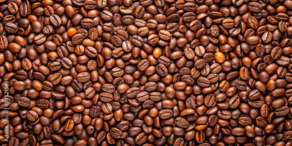 Coffee bean collage with various shapes and sizes creating a visually appealing pattern, coffee, beans, collage, background Coffee bean collage with various shapes and sizes creating a visually appealing pattern, coffee, beans, collage, background
