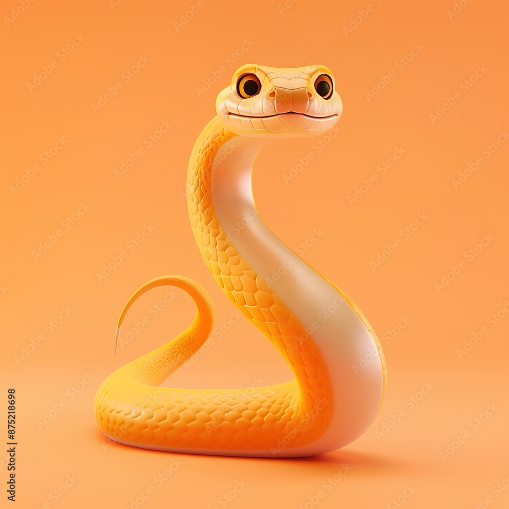 Fototapeta premium cute snake