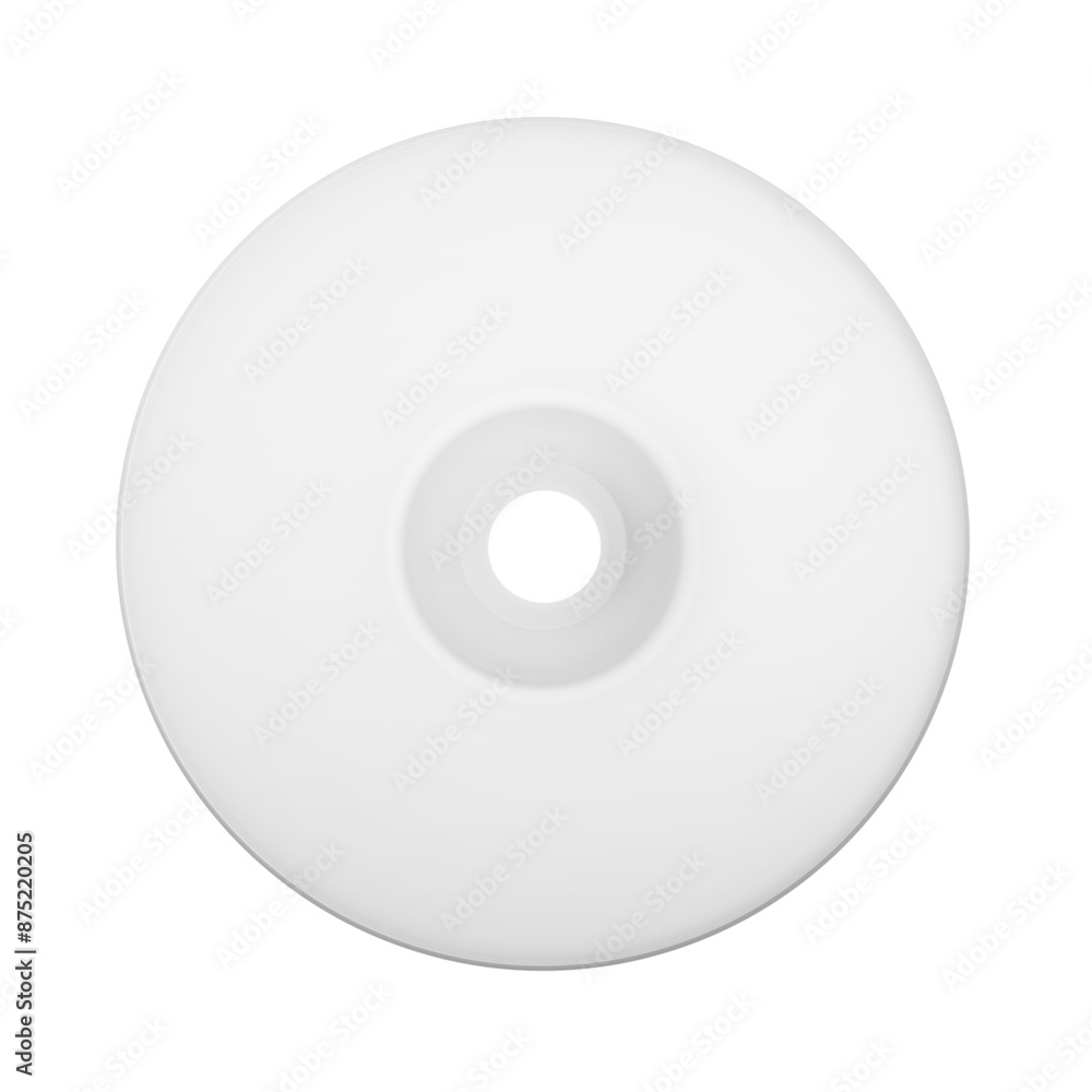 White compact disc. A minimalistic photo of a pristine white CD, isolated on a clean background. White compact disc. A minimalistic photo of a pristine white CD, isolated on a clean background.