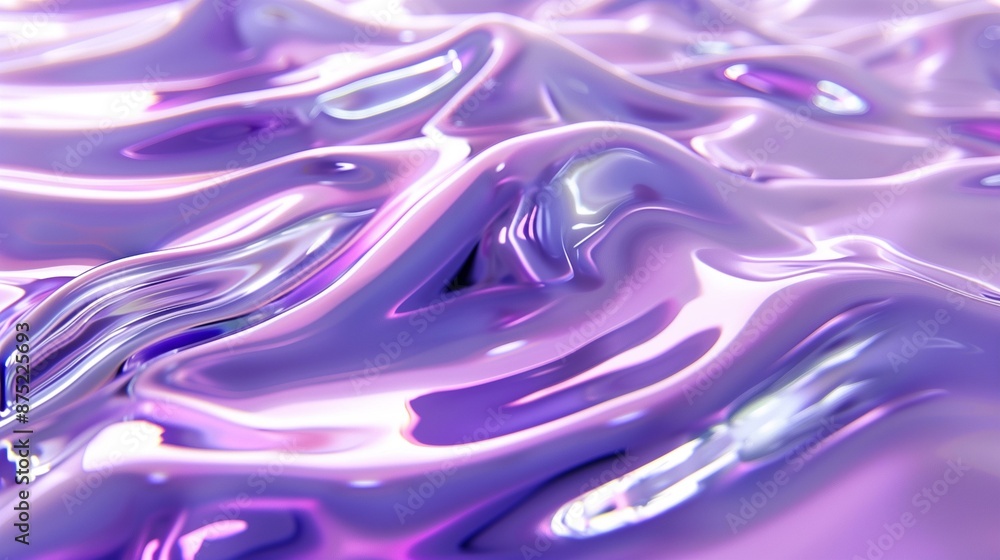 Close-up smooth shiny surface with purple hue, plastic glass candy glaze Close-up smooth shiny surface with purple hue, plastic glass candy glaze