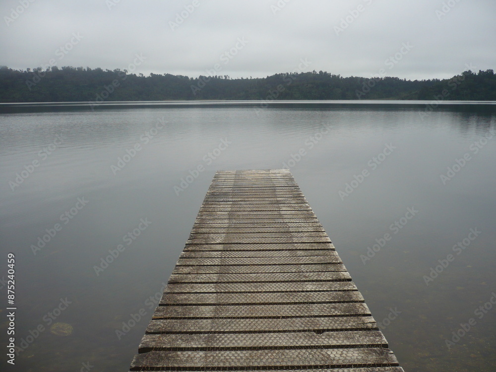 pier on lake pier on lake