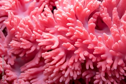 Coral Material Structure Background - Generative AI