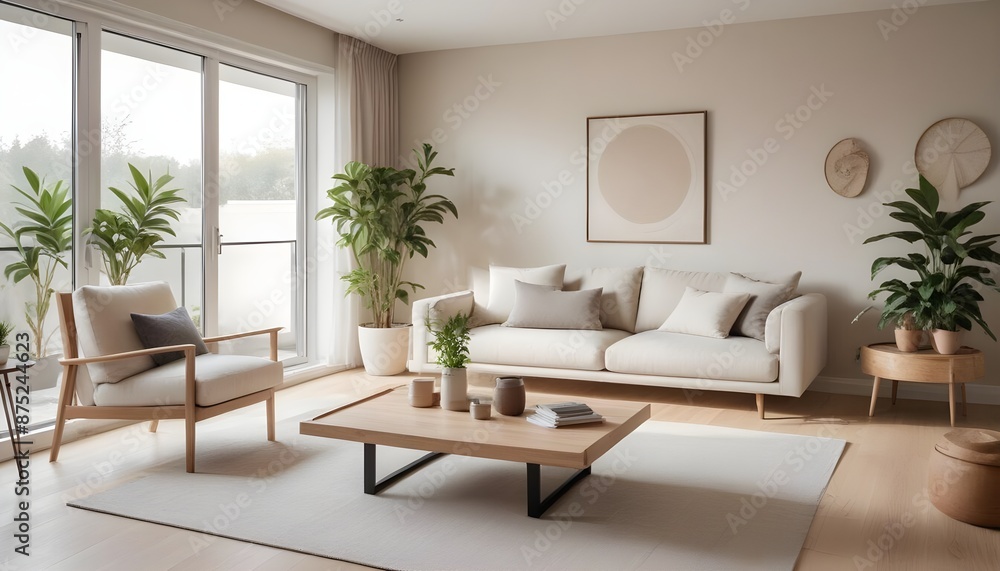Frame mockup, ISO A paper size. Bedroom poster mockup. Modern interior design. Living room Interior mockup with house background. 3D render
Frame mockup, ISO A paper size. Bedroom poster mockup. Modern interior design. Living room Interior mockup with house background. 3D render