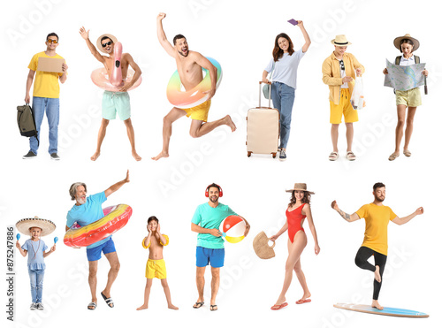 Collage of different travel...