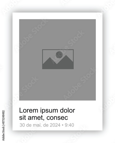frame sticker for social media stories interaction