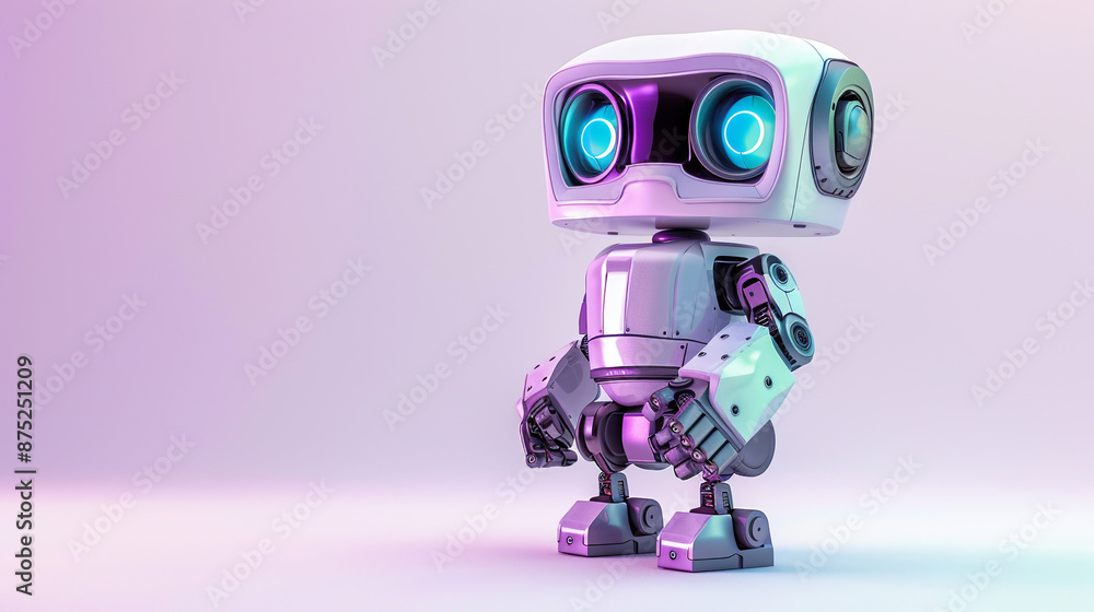 Cute little robot toy. Cute little robot toy.