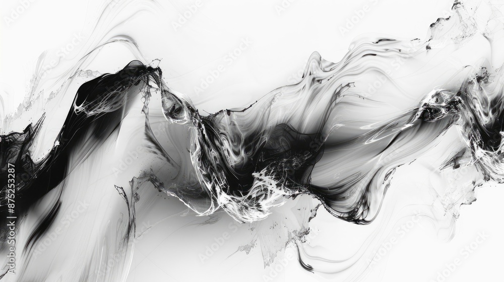 Fototapeta premium Monochrome abstract background with space for text ideal for posters and banners