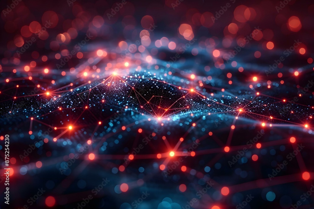 Fototapeta premium Connection technologies background