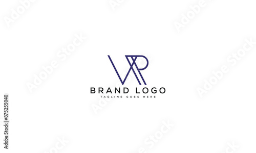 Free Download letter WR logo design vector template design for brand. - GFXLoad