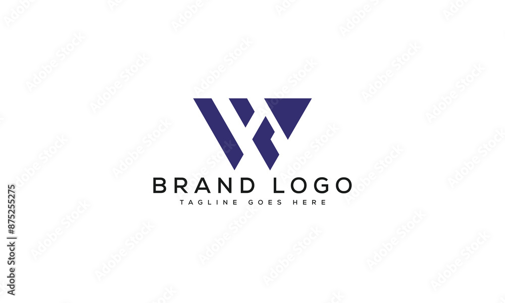 letter WH logo design vector template design for brand. letter WH logo design vector template design for brand.