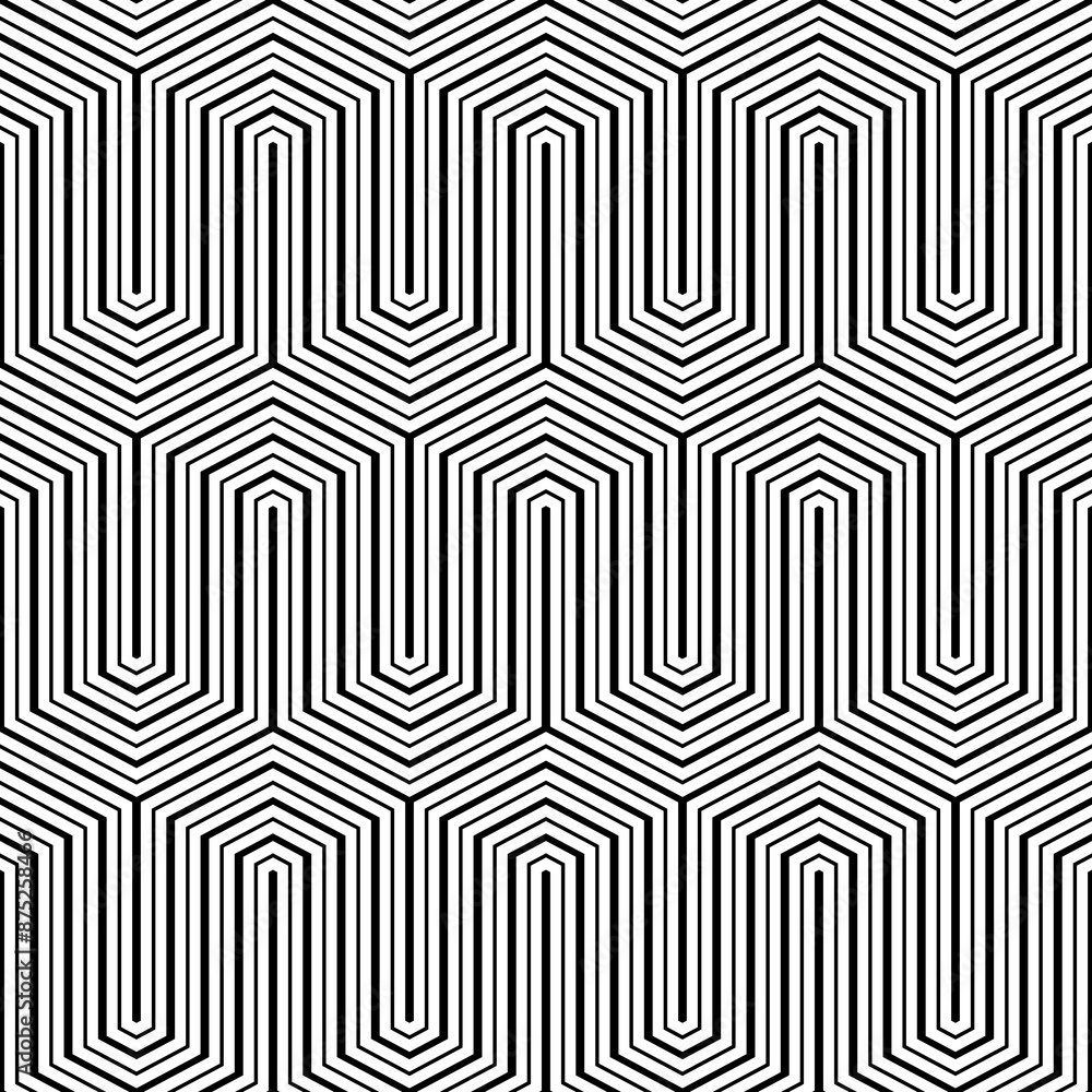 Geometric waves ornament. Linear backdrop. Curves image. Zigzag lines background. Seamless pattern. Jagged stripes motif. Mosaic digital paper. Embroidery print. Tiles web design. Ethnic vector Geometric waves ornament. Linear backdrop. Curves image. Zigzag lines background. Seamless pattern. Jagged stripes motif. Mosaic digital paper. Embroidery print. Tiles web design. Ethnic vector