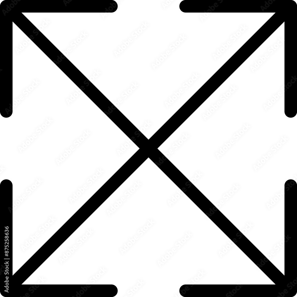 Full screen vector icon. Full screen and exit full screen icon. Scalability arrow mark icons in flat style for web, UI or mobile app. Vector illustration. Full screen vector icon. Full screen and exit full screen icon. Scalability arrow mark icons in flat style for web, UI or mobile app. Vector illustration.