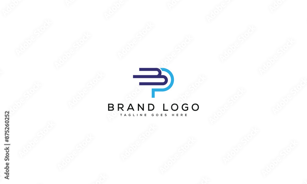 letter PB logo design vector template design for brand. letter PB logo design vector template design for brand.