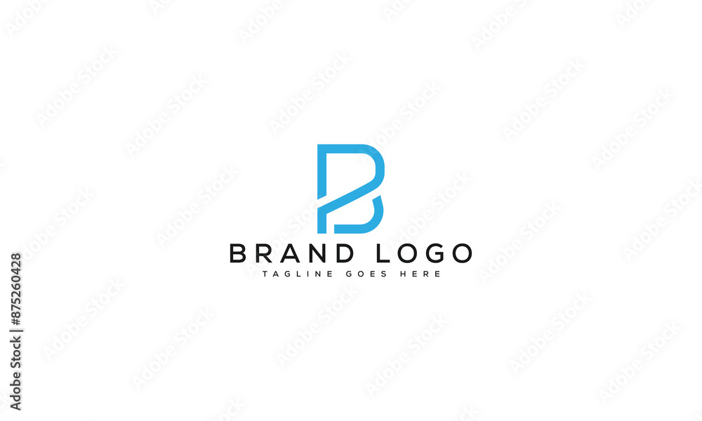 letter PB logo design vector template design for brand.