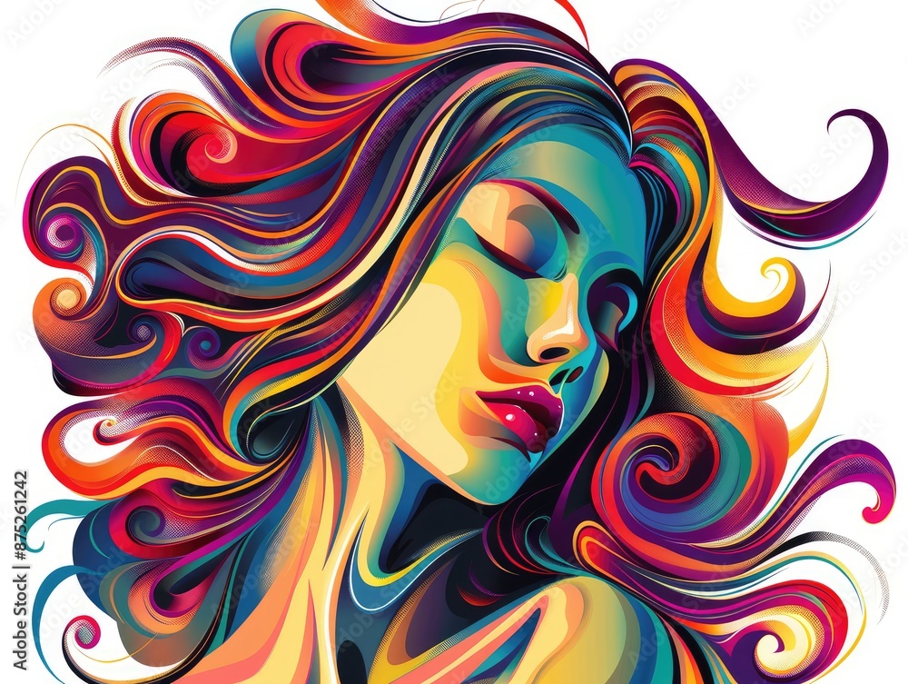 face with hair face with hair