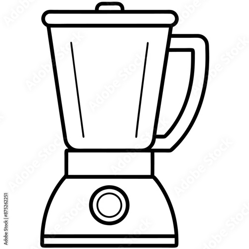 blender outline coloring book page line art illustration digital drawing