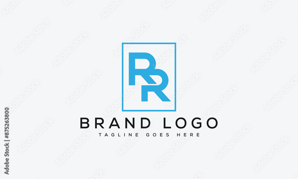 letter RR logo design vector template design for brand. letter RR logo design vector template design for brand.