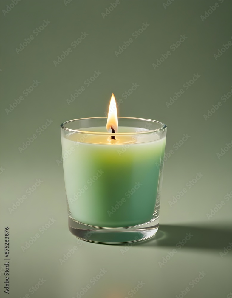 candle in the glass candle in the glass