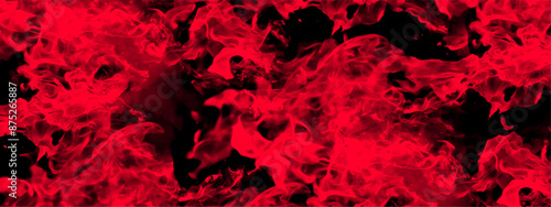 Abstract red fire in dark background. Grunge texture black and red color background. Festive New Year grunge background with Flowering design.
